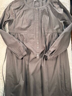 OPUS Embroidered Button-Front Tunic Top in Charcoal*️⃣ pls see note below